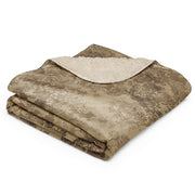 Hex Rattlesnake Desert CAMO Sherpa Blanket