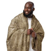 Hex Rattlesnake Desert CAMO Sherpa Blanket