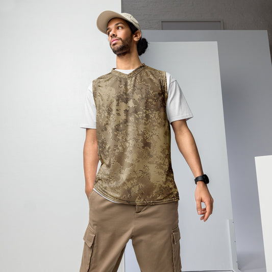 Rattlesnake Hex Desert CAMO unisex basketball jersey - 2XS - Basketball Jerseys