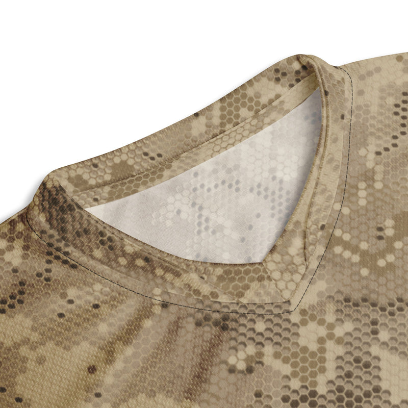 Hex Rattlesnake Desert CAMO Unisex Sports Jersey