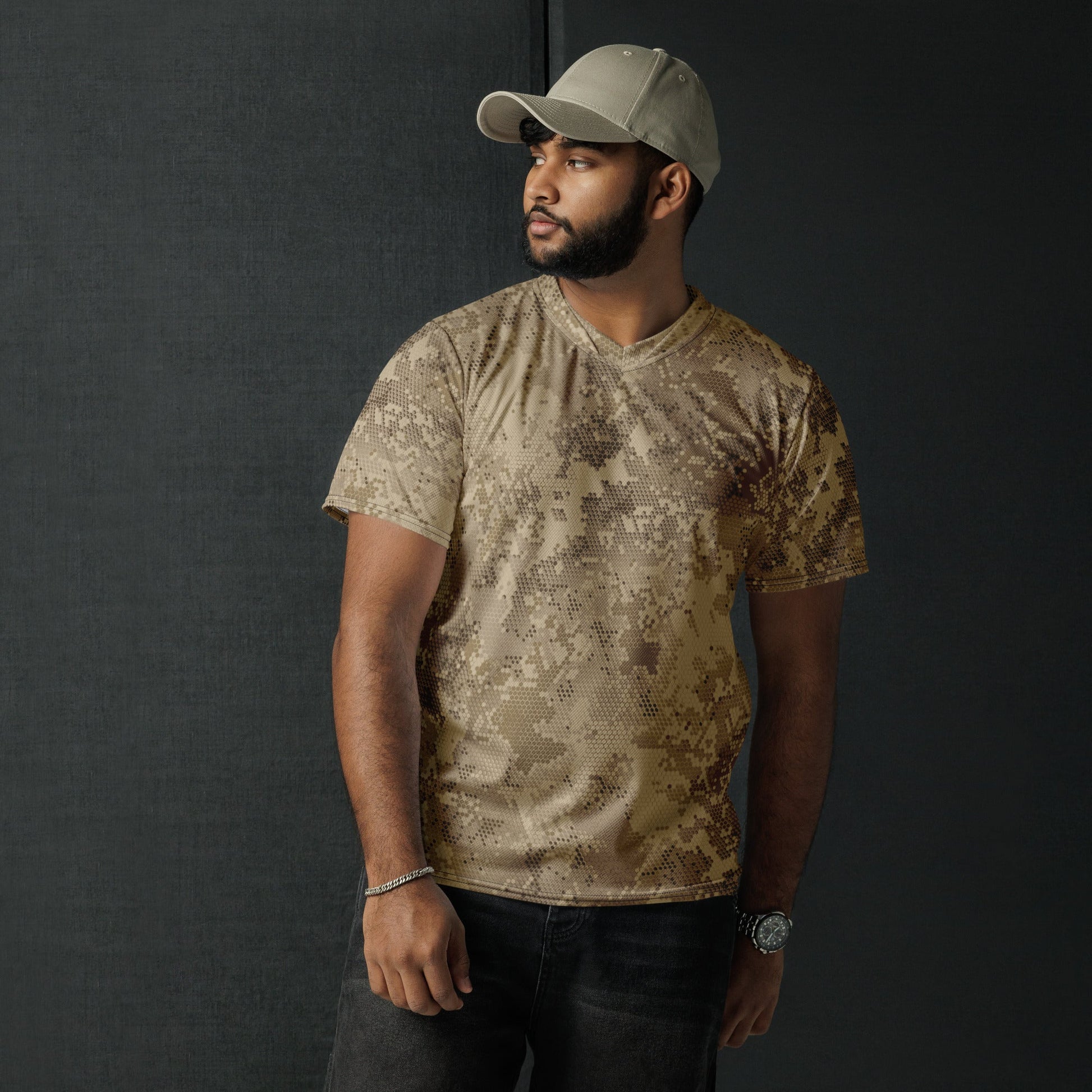 Rattlesnake Hex Desert CAMO unisex sports jersey Sports Jerseys