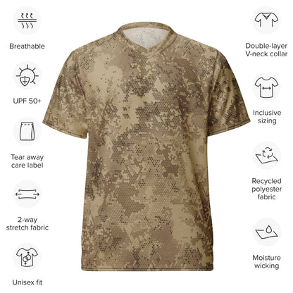 Rattlesnake Hex Desert CAMO unisex sports jersey Sports Jerseys
