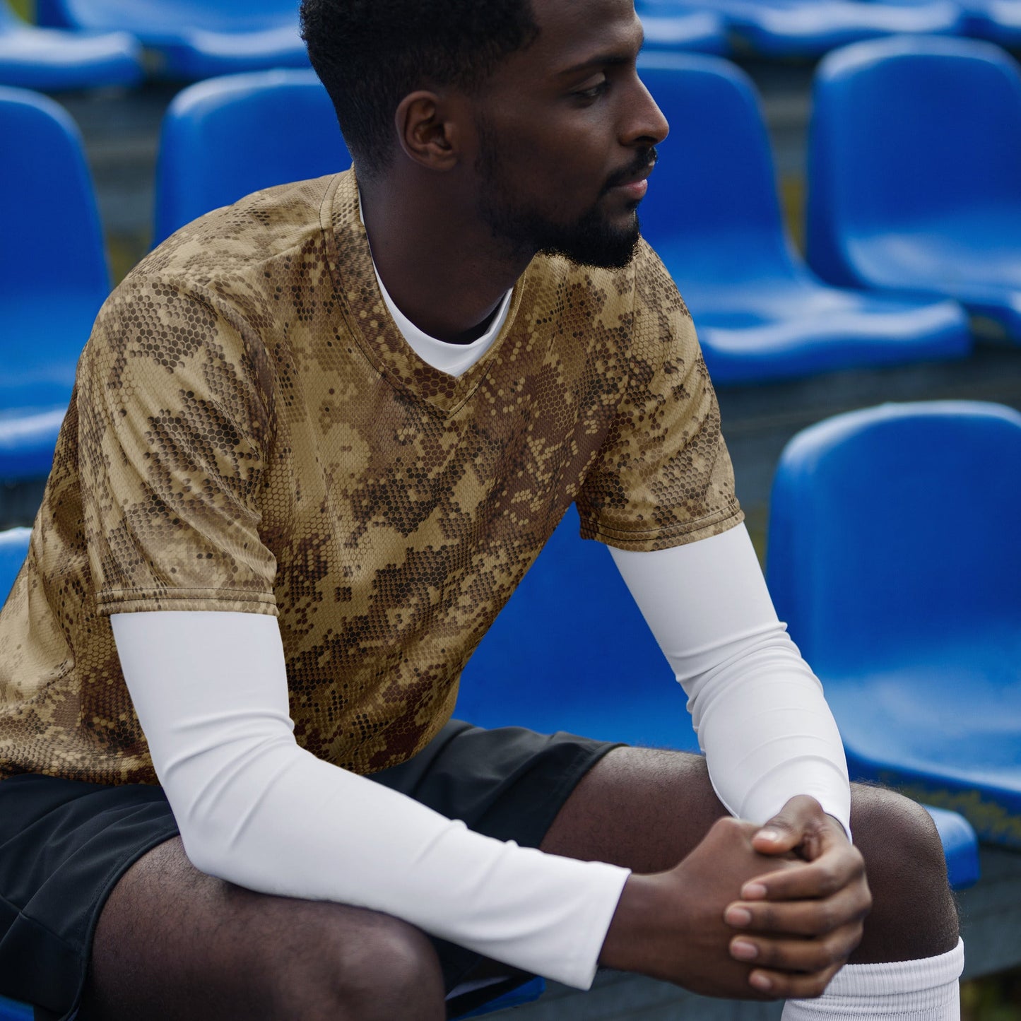 Rattlesnake Hex Desert CAMO unisex sports jersey Sports Jerseys