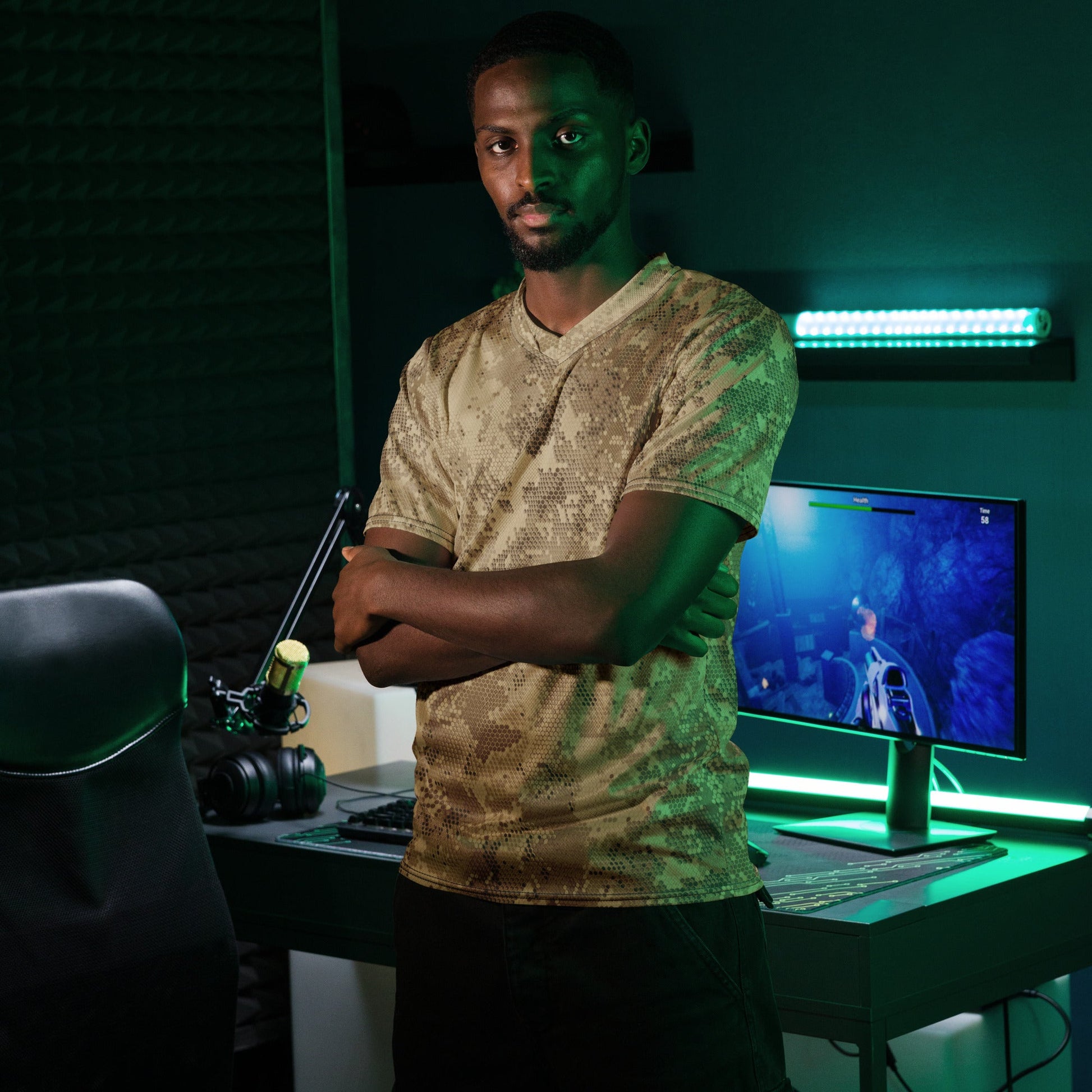 Rattlesnake Hex Desert CAMO unisex sports jersey Sports Jerseys