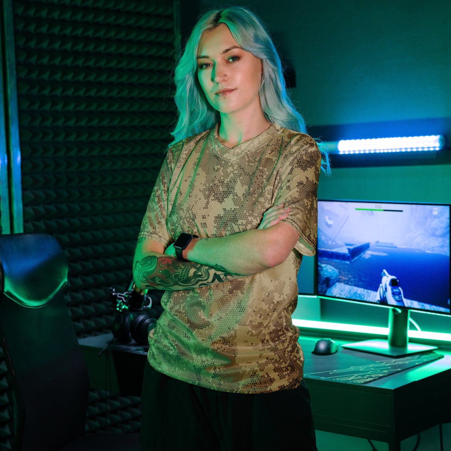 Rattlesnake Hex Desert CAMO unisex sports jersey Sports Jerseys