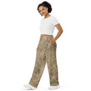 Hex Rattlesnake Desert CAMO Unisex Wide-Leg Leisure Pants - Pant