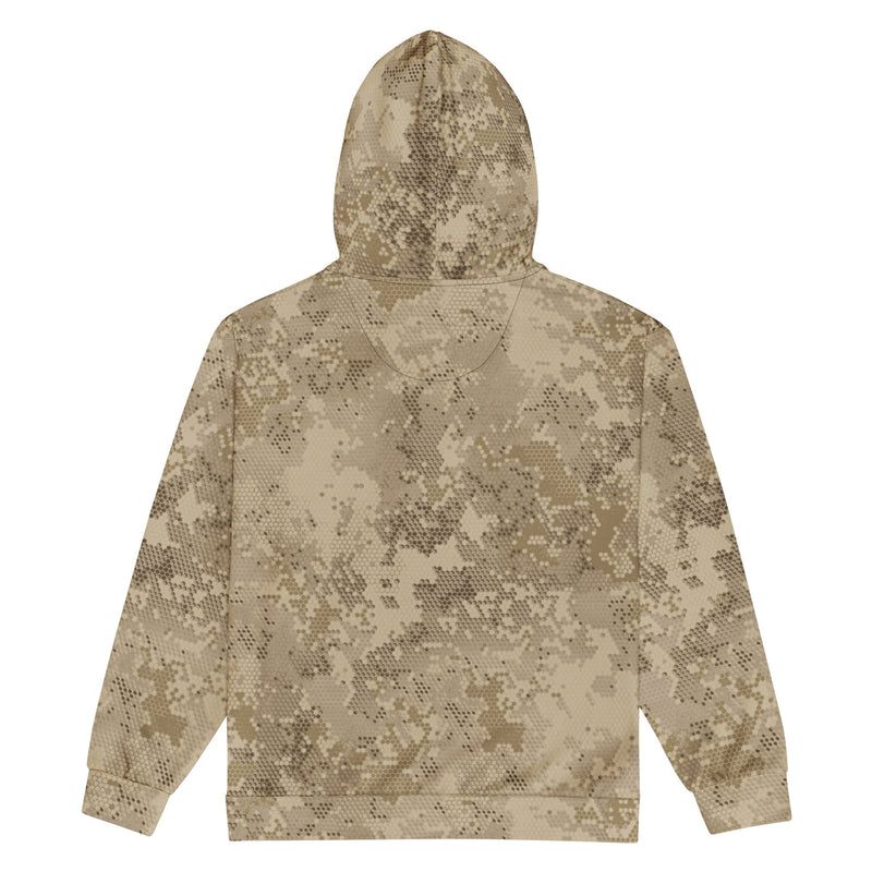 Hex Rattlesnake Desert CAMO Unisex Zip Hoodie