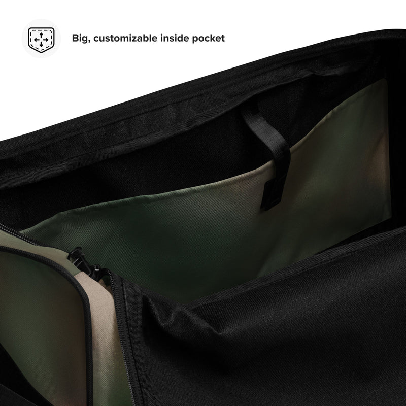 Rebel Mistfade Woodland CAMO Duffle Bag