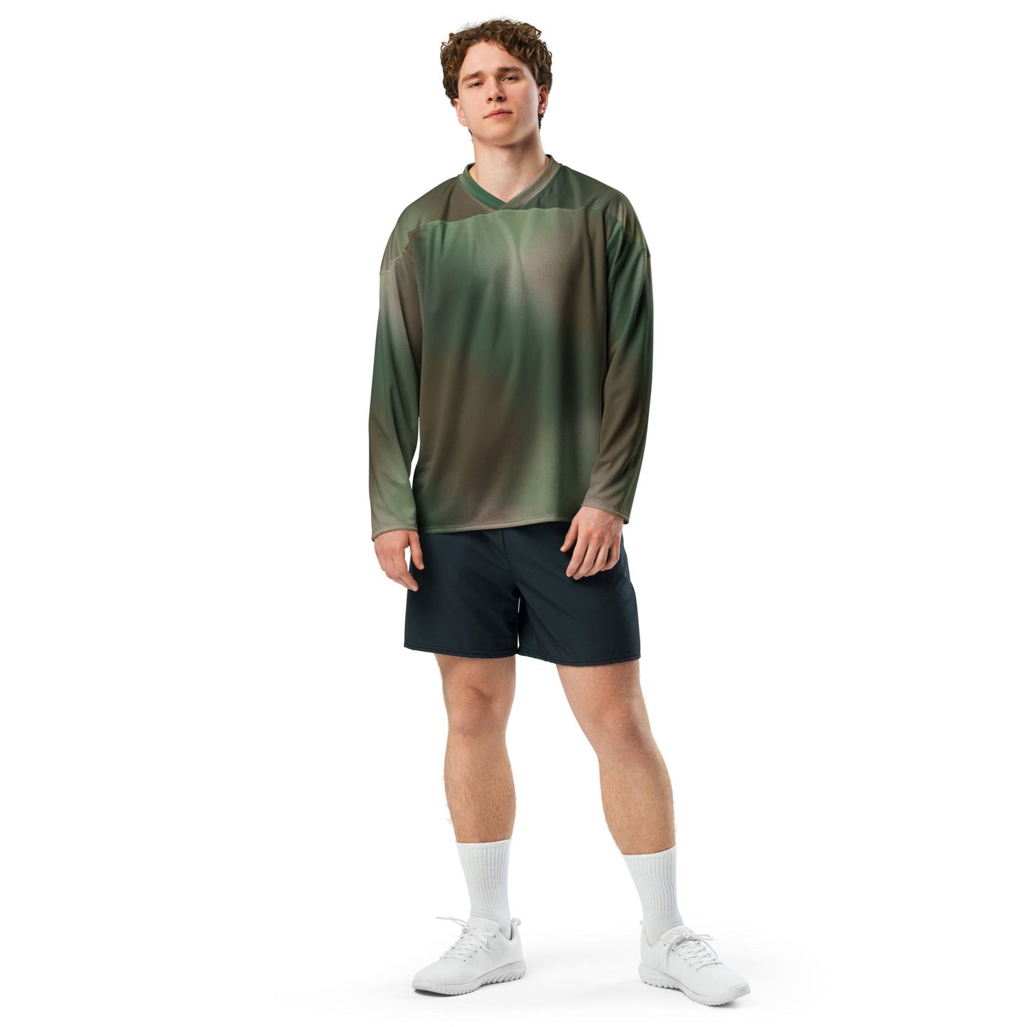 Rebel Endor Woodland CAMO hockey fan jersey Hockey Jerseys