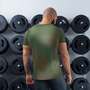 Rebel Mistfade Woodland CAMO Mens Athletic T-Shirt - Shirt