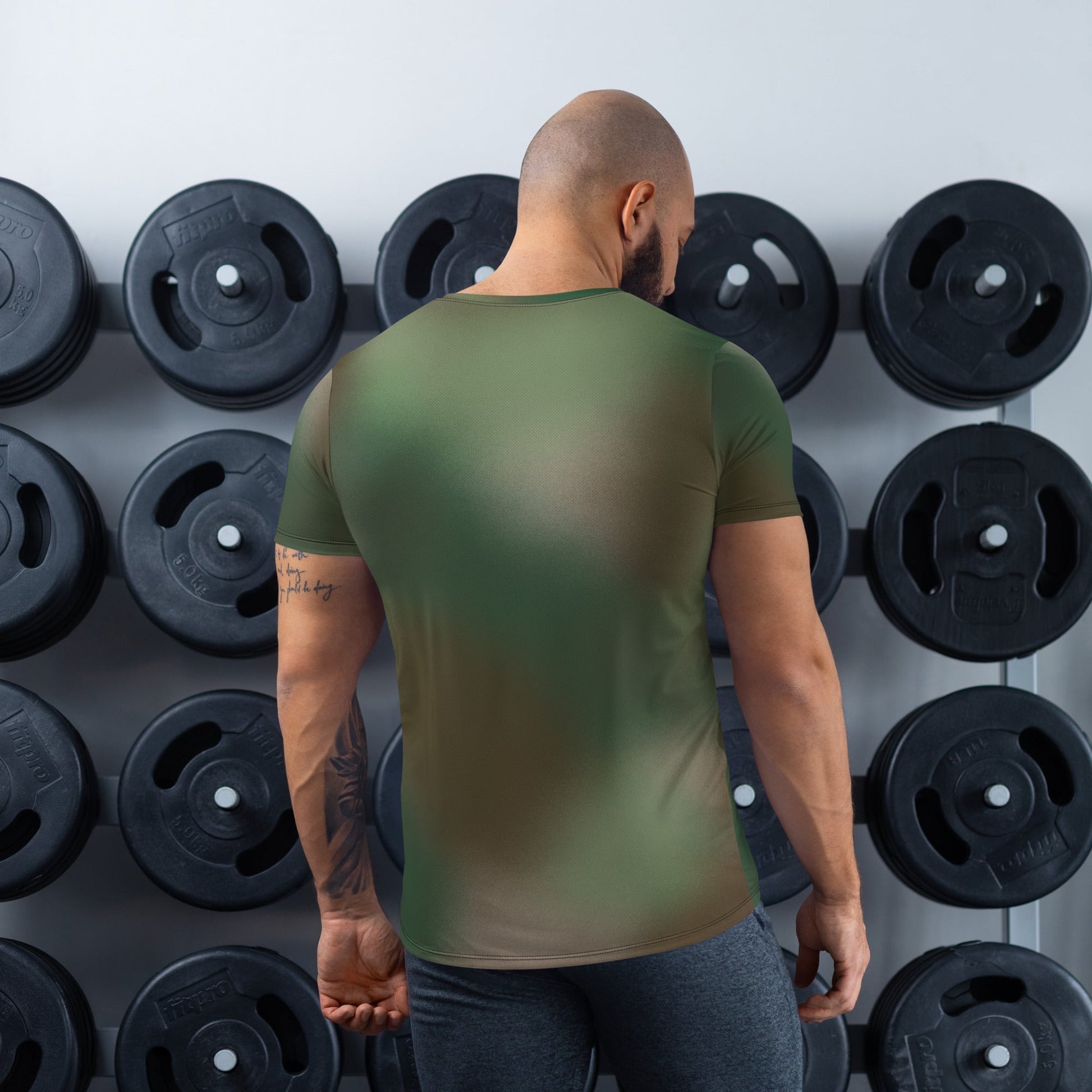 Rebel Endor Woodland CAMO Mens Athletic T-shirt - T-Shirts