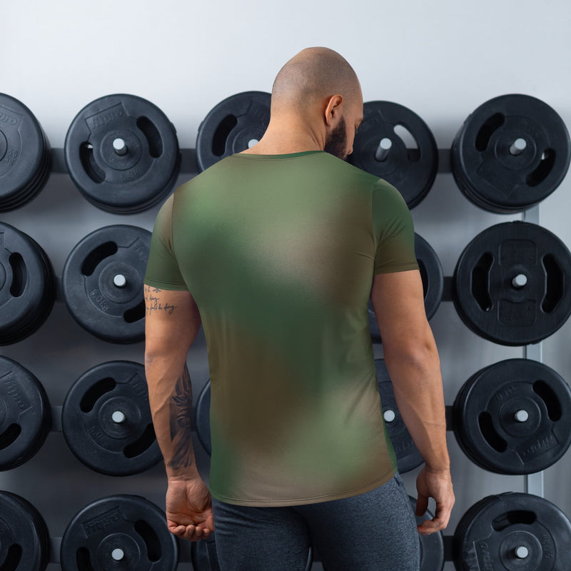 Rebel Mistfade Woodland CAMO Mens Athletic T-Shirt - Shirt
