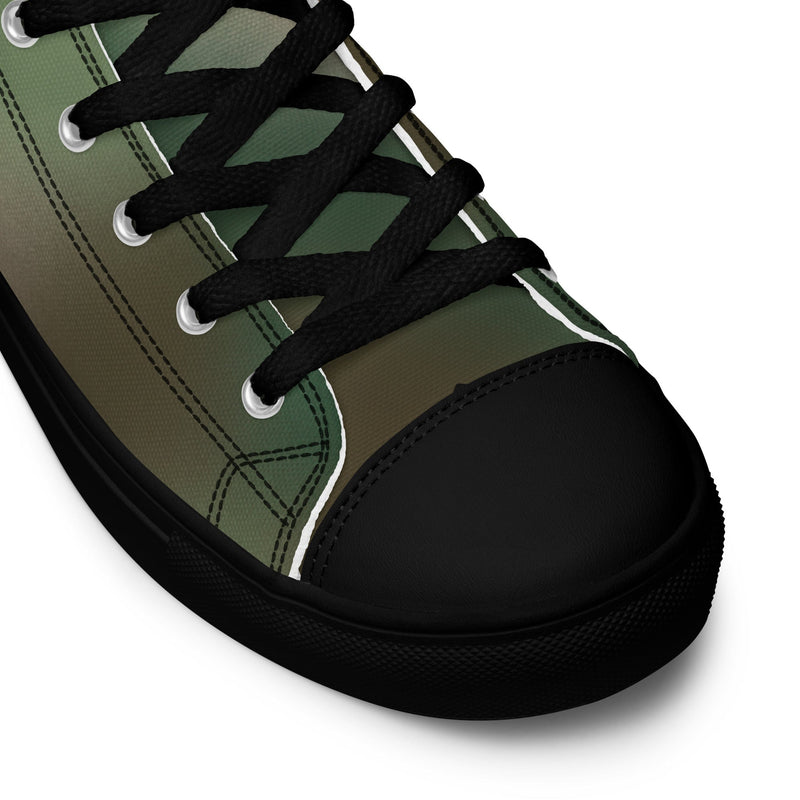 Rebel Mistfade Woodland CAMO Mens High-Top Canvas Shoes