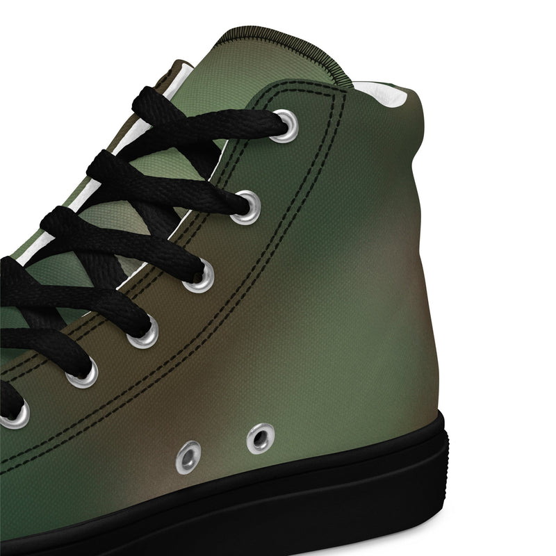 Rebel Mistfade Woodland CAMO Mens High-Top Canvas Shoes