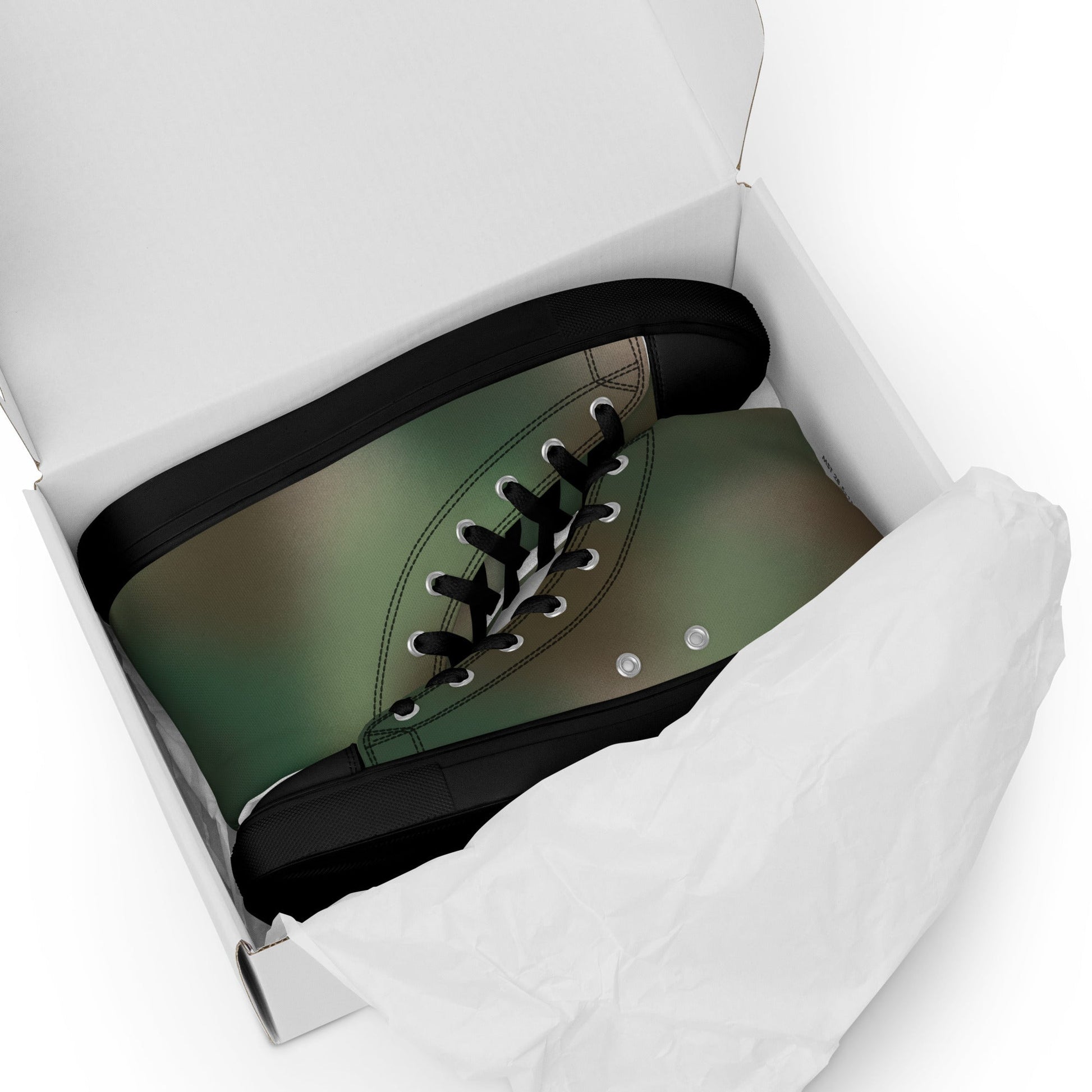 Rebel Endor Woodland CAMO Mens high top canvas shoes High Top Canvas Shoes