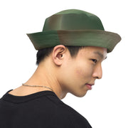Rebel Mistfade Woodland CAMO Reversible Bucket Hat - Head