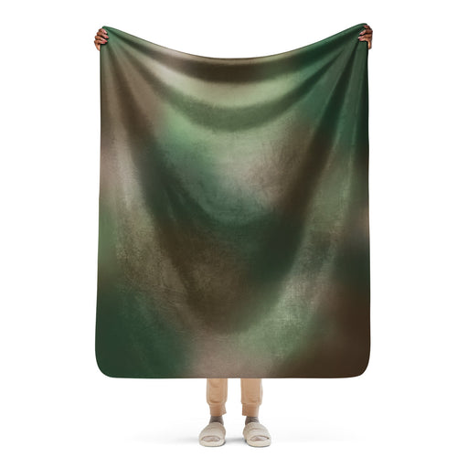 Rebel Mistfade Woodland CAMO Sherpa Blanket - 50″×60″