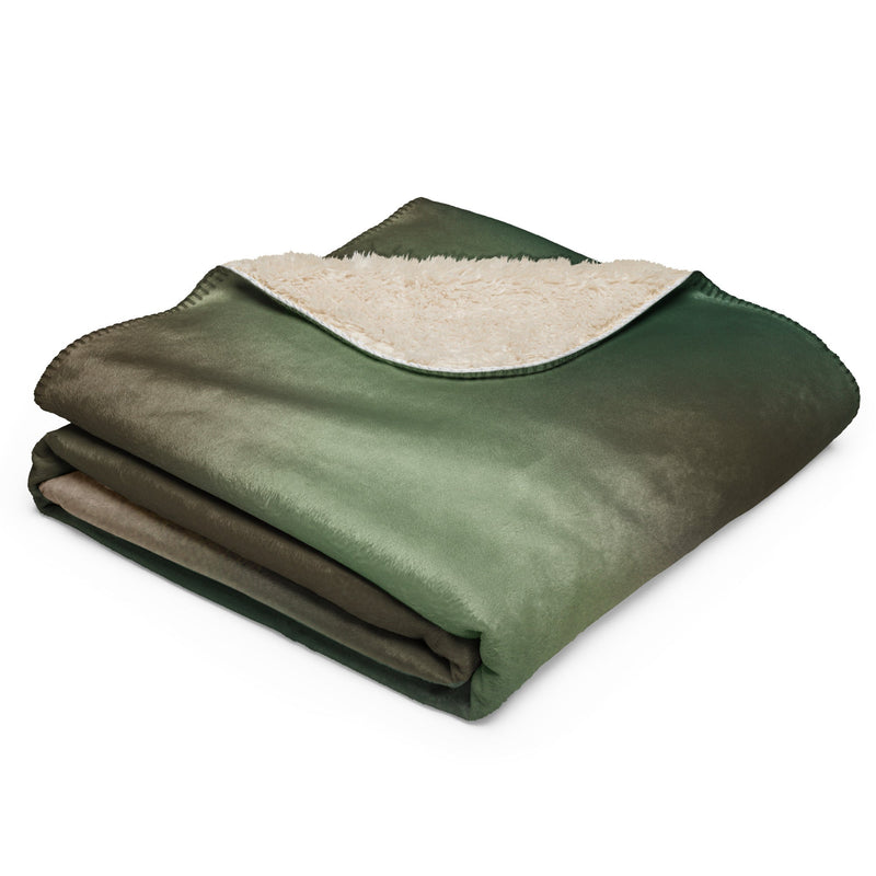 Rebel Mistfade Woodland CAMO Sherpa Blanket
