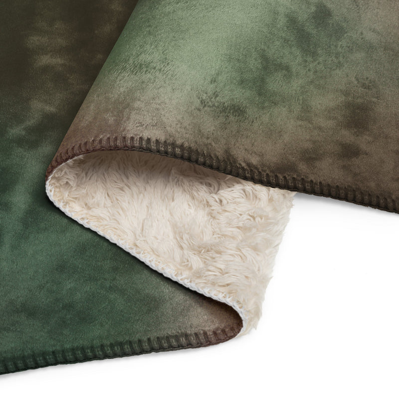 Rebel Mistfade Woodland CAMO Sherpa Blanket
