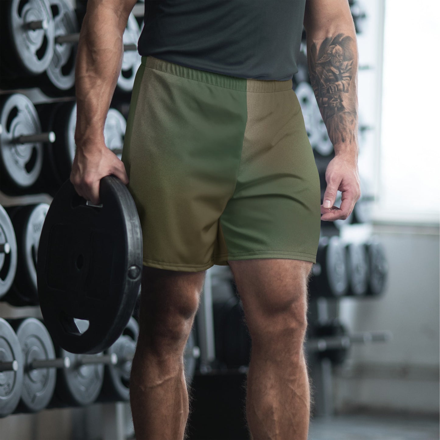 Rebel Endor Woodland CAMO Unisex Athletic Long Shorts 2XS