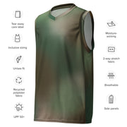 Rebel Mistfade Woodland CAMO Unisex Basketball Jersey