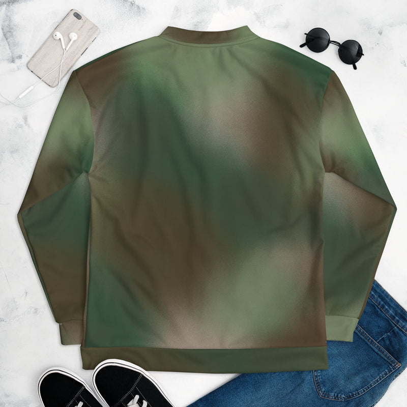 Rebel Mistfade Woodland CAMO Unisex Bomber Jacket