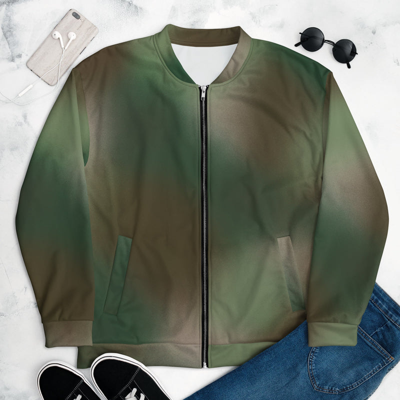 Rebel Mistfade Woodland CAMO Unisex Bomber Jacket - XS