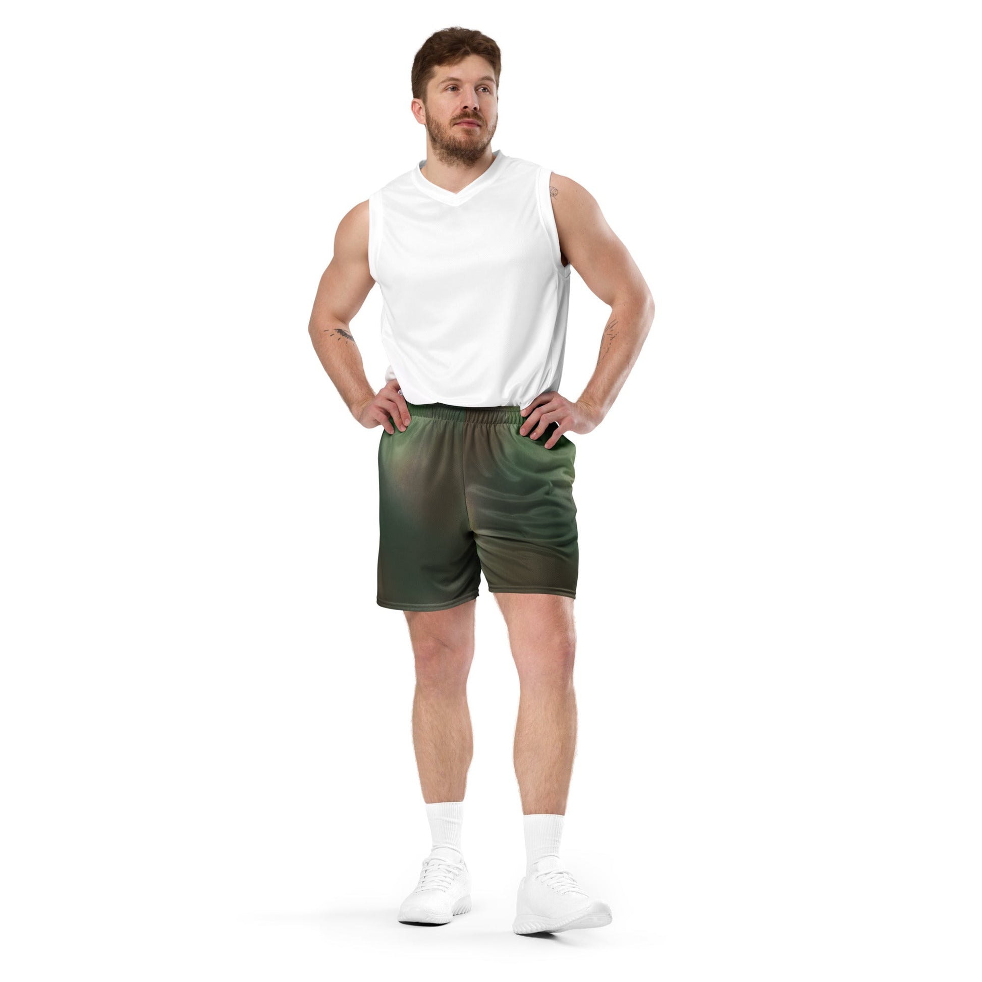 Rebel Endor Woodland CAMO Unisex Mesh Shorts
