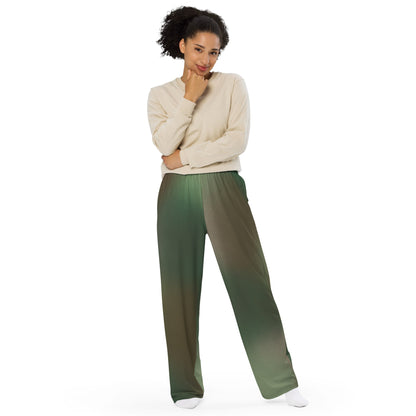 Rebel Endor Woodland CAMO unisex wide-leg pants - Wide-leg Pants