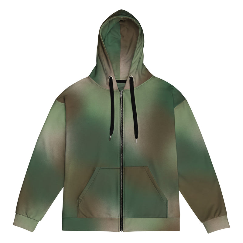 Rebel Mistfade Woodland CAMO Unisex Zip Hoodie - 2XS