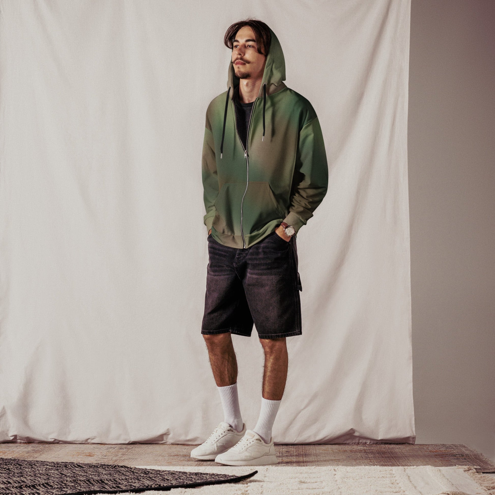 Rebel Endor Woodland CAMO Unisex zip hoodie Zip Hoodies