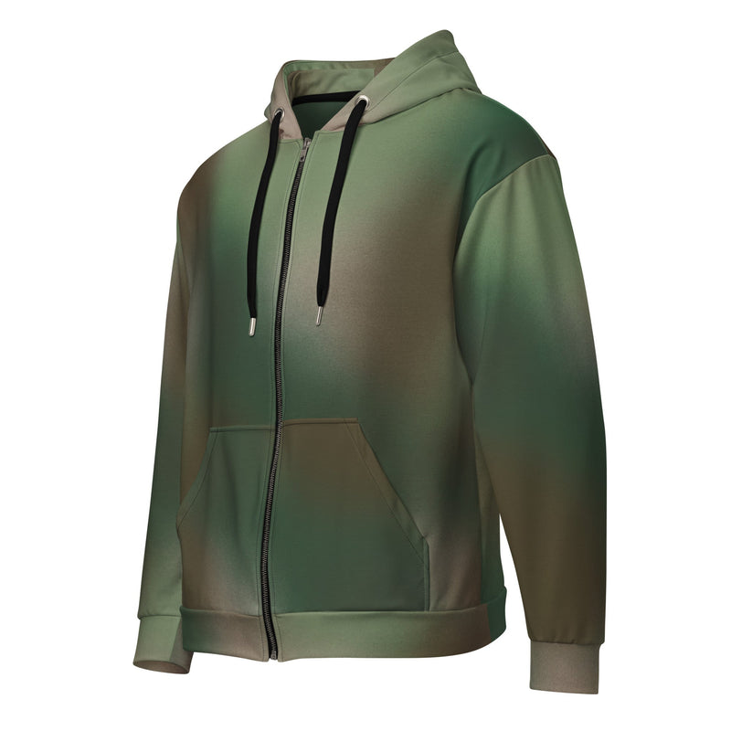 Rebel Mistfade Woodland CAMO Unisex Zip Hoodie