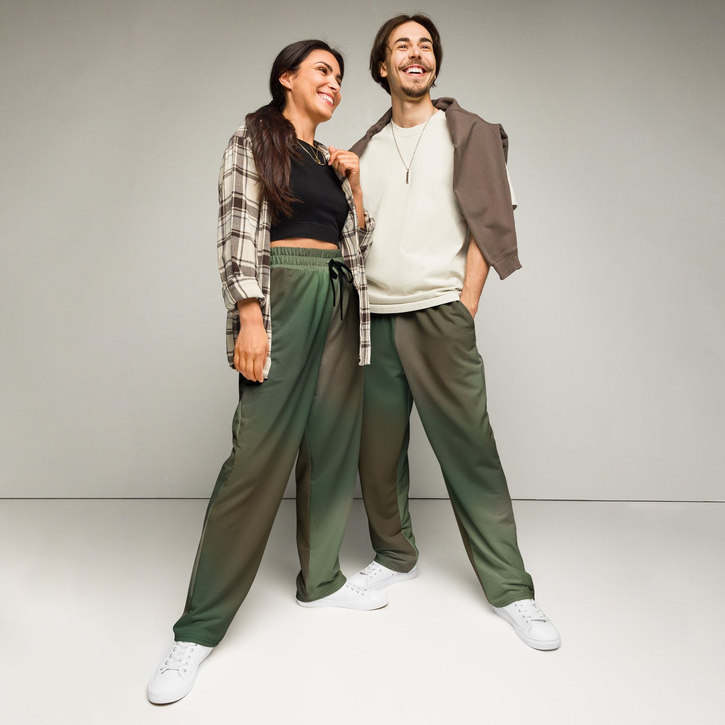 Rebel Endor Woodland CAMO Unisex Wide-Leg Joggers - 2XS