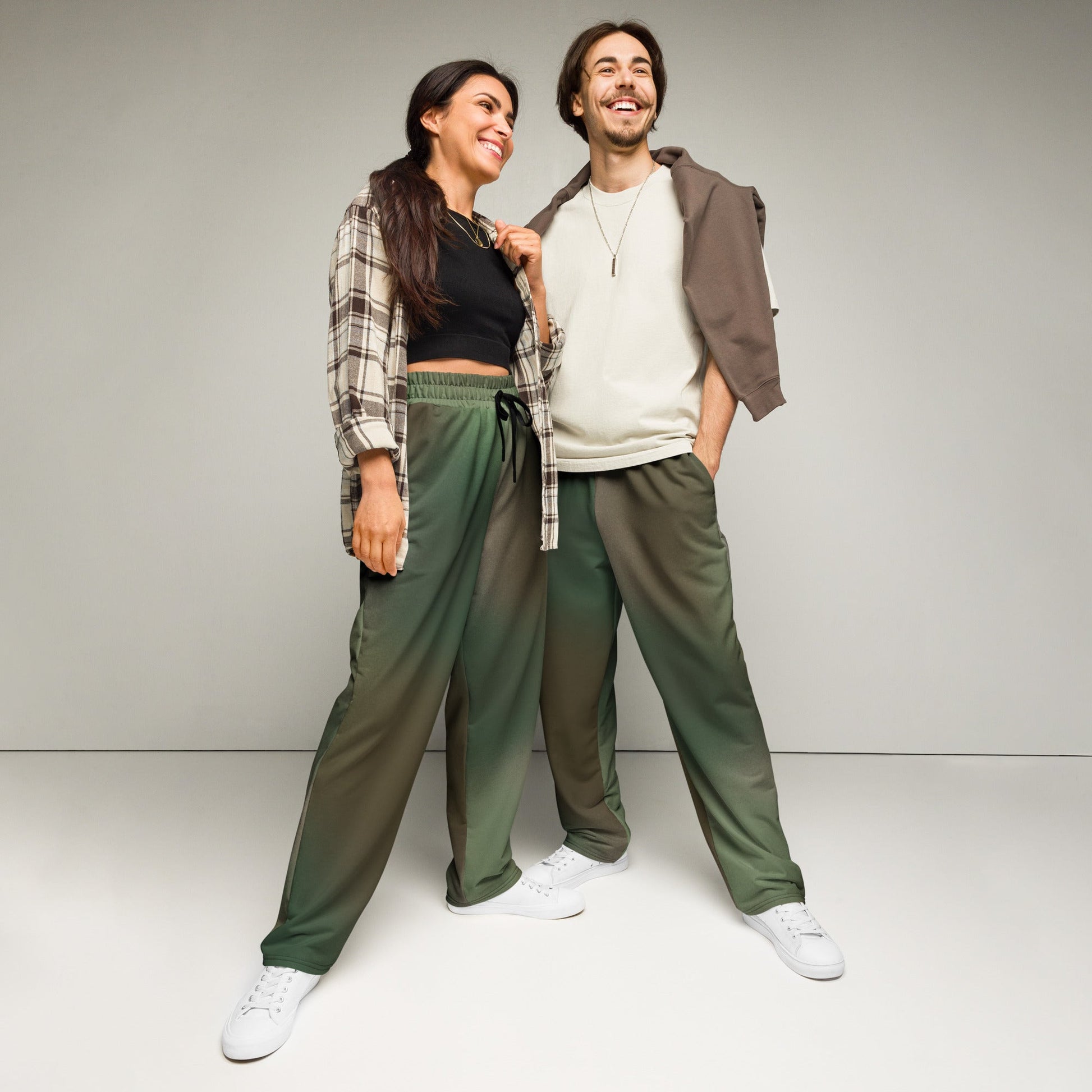 Rebel Endor Woodland CAMO Unisex Wide-Leg Joggers - 2XS