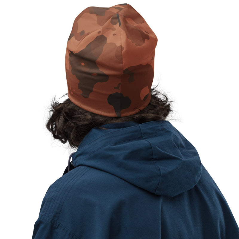 Red Frontier Mars CAMO Beanie - Head