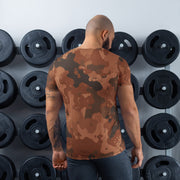 Red Frontier Mars CAMO Mens Athletic T-Shirt - Shirt