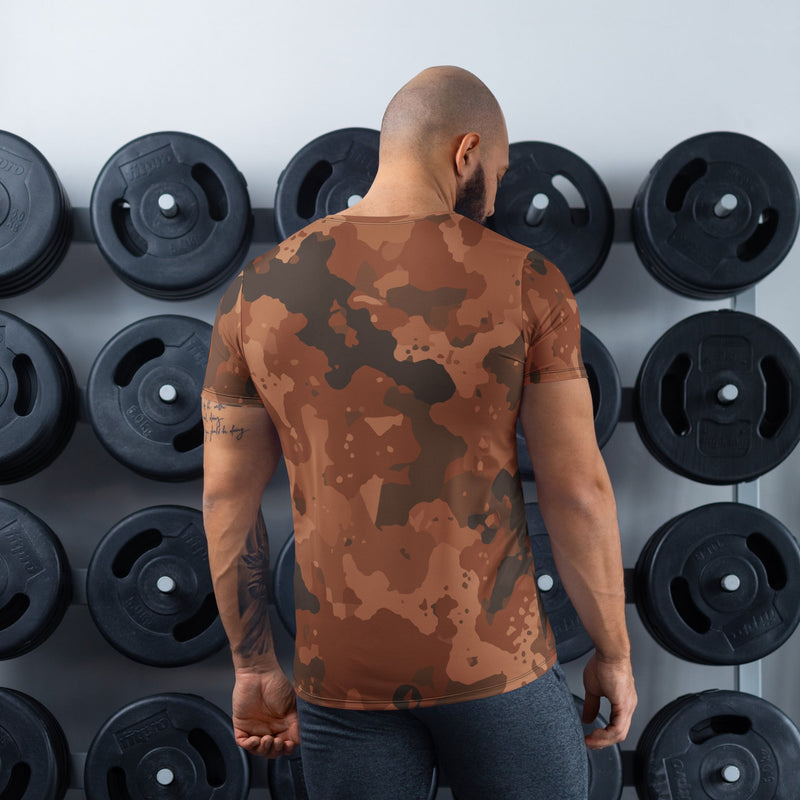 Red Frontier Mars CAMO Mens Athletic T-Shirt - Shirt