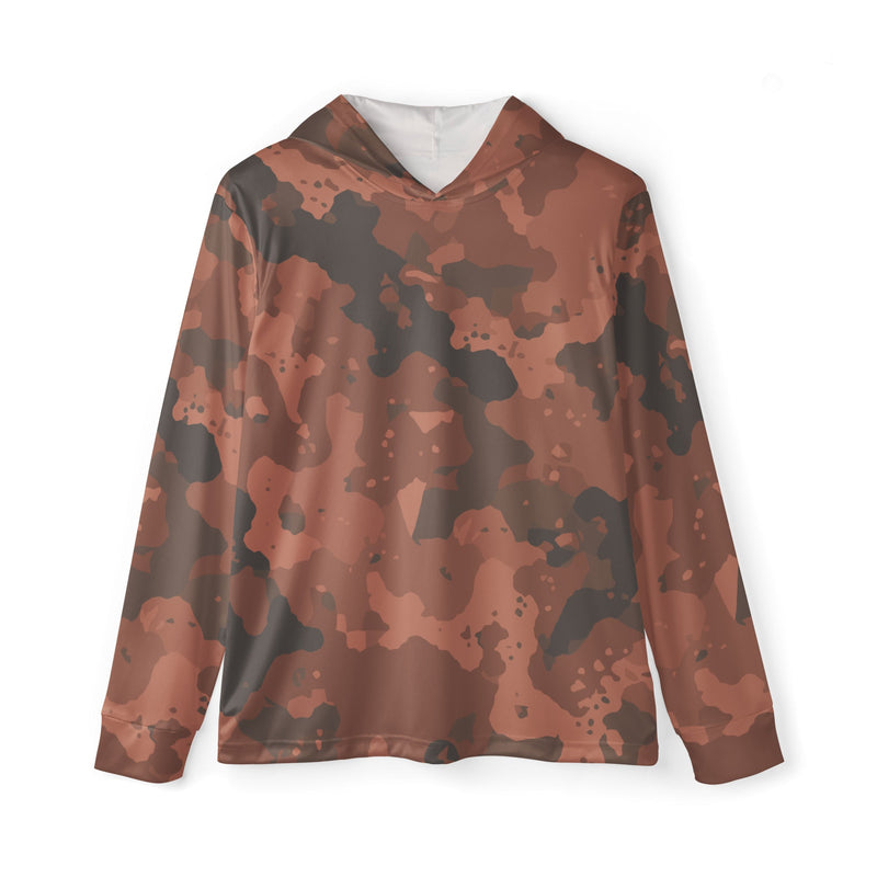 Red Frontier Mars CAMO Men’s Rash Guard Unisex Sports Warmup Hoodie - XS