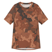 Red Frontier Mars CAMO Mens Short-Sleeve Rash Guard - 2XS - SS