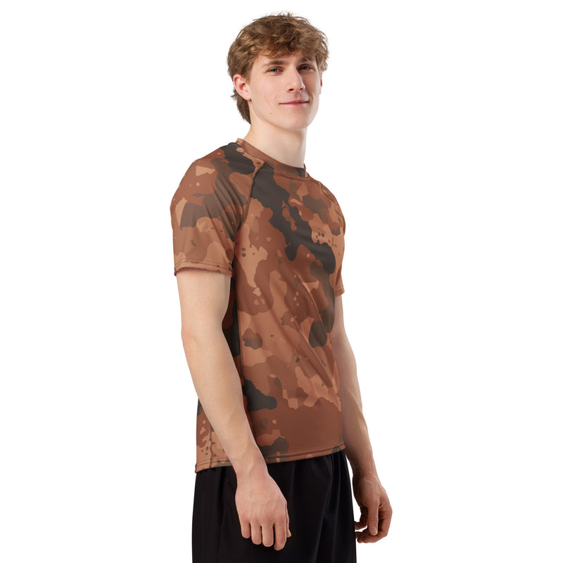 Red Frontier Mars CAMO Mens Short-Sleeve Rash Guard - SS