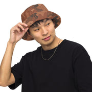 Red Frontier Mars CAMO Reversible Bucket Hat - Head