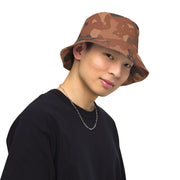Red Frontier Mars CAMO Reversible Bucket Hat - Head