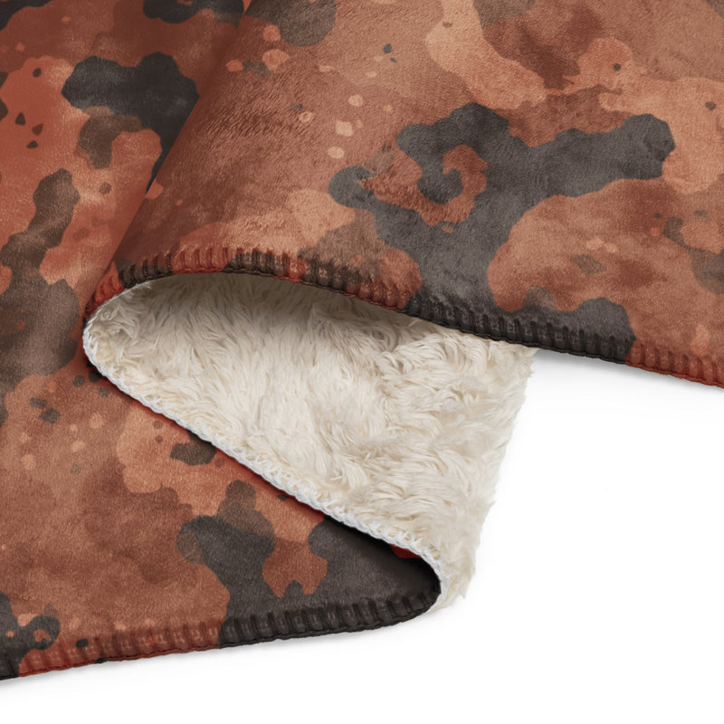 Red Frontier Mars CAMO Sherpa Blanket