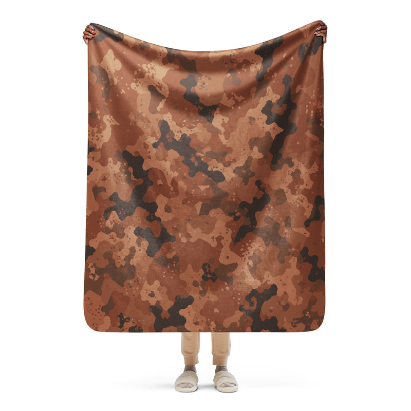 Red Frontier Mars CAMO Sherpa Blanket - 50″×60″