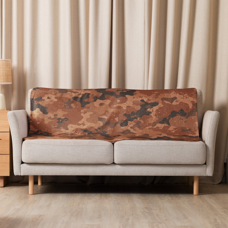 Red Frontier Mars CAMO Sherpa Blanket