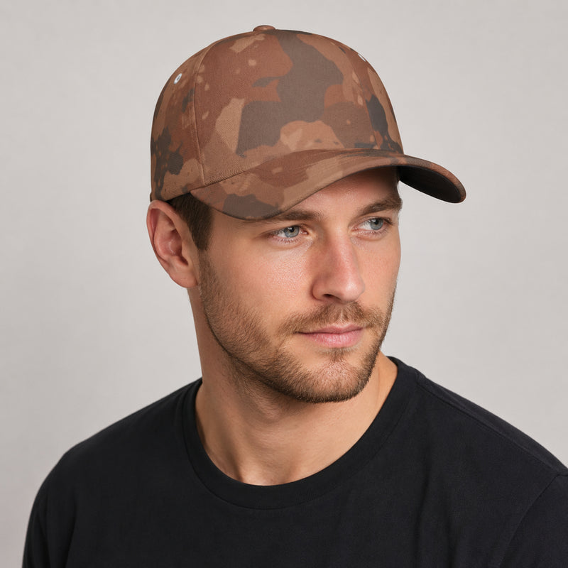 Red Frontier Mars CAMO Snapback Ball Cap - U / White - Head