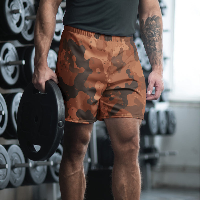 Red Frontier Mars CAMO Unisex Athletic Long Shorts - 2XS