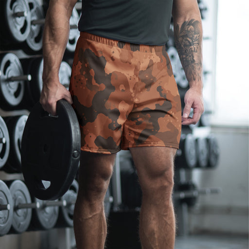 Red Frontier Mars CAMO Unisex Athletic Long Shorts - 2XS