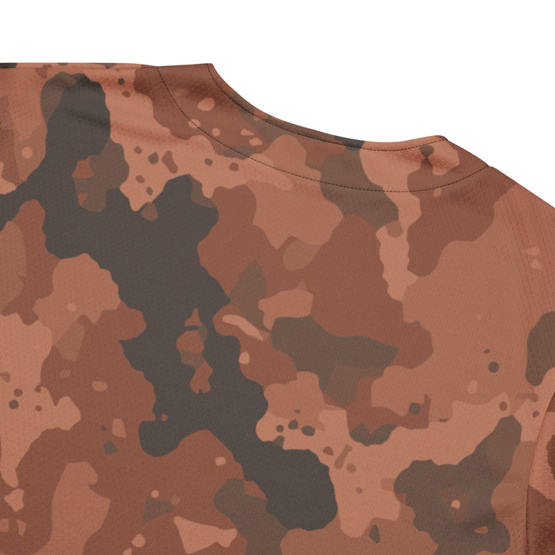 Red Frontier Mars CAMO Unisex Baseball Jersey
