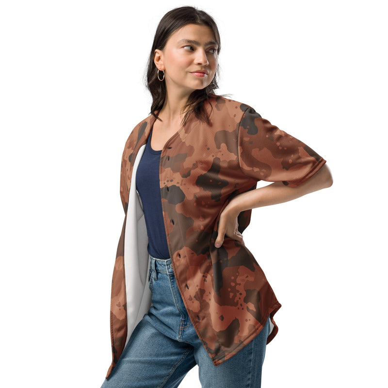 Red Frontier Mars CAMO Unisex Baseball Jersey